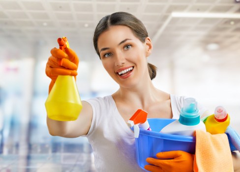Professional oven cleaner in Hounslow deep cleaning a kitchen appliance