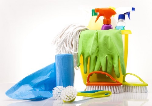 Professional house clearance team working in a Hounslow property