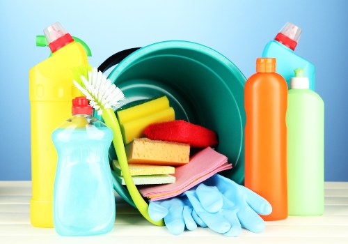 Cleaning staff sanitising shared office areas in Hounslow