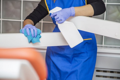 Review of carpet cleaning service details during a complaint
